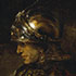 Oil painting reproduction sample #259 A  Man in Armor by Rembrandt